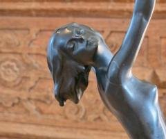 Bronce vienés, Lorenzl, Art Déco, Bailarina, figura antigua, procedente de una finca* - 2