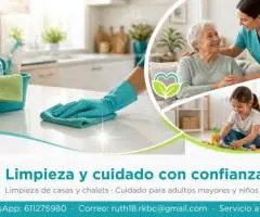 Busco trabajo de limpieza y/o cuidado de niños o adulto mayor