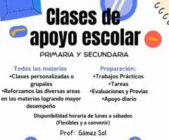 Clases particulares ingles y/o matemáticas